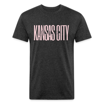 Pink Love KC Tee - heather black