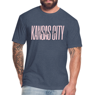 Pink Love KC Tee - heather navy