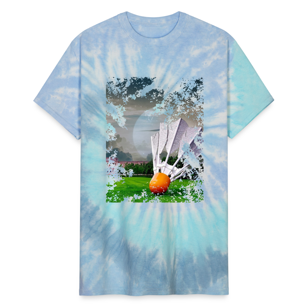 Iconic Erosion Tie Dye T-Shirt - blue lagoon