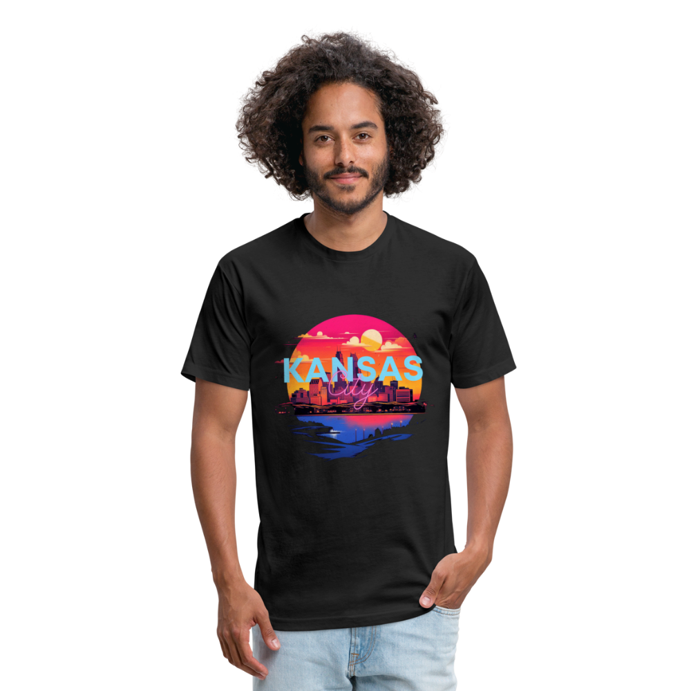 Kansas City Sunset Mirage Tee - black