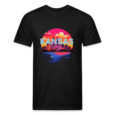 Kansas City Sunset Mirage Tee - black