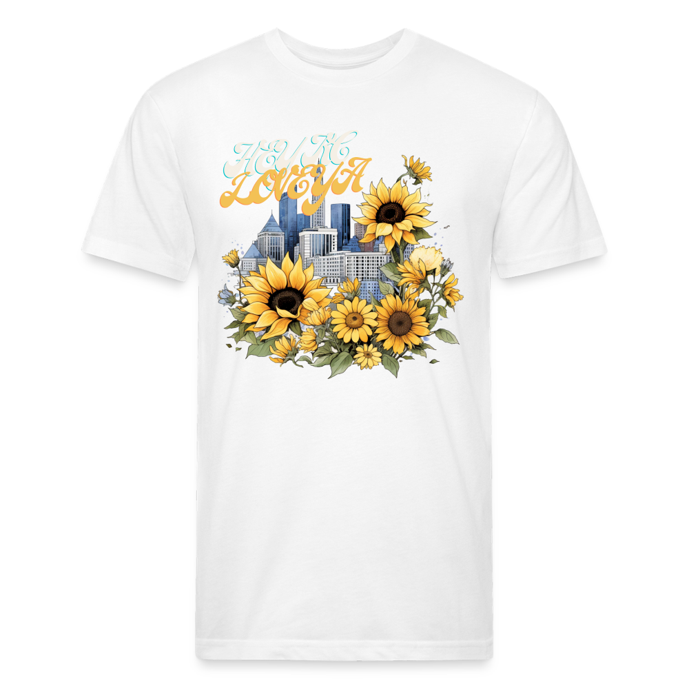 Sunflower City Love - KCLoveYa - white