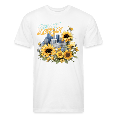 Sunflower City Love - KCLoveYa - white