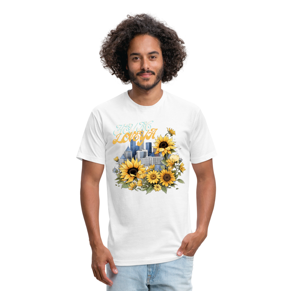 Sunflower City Love - KCLoveYa - white