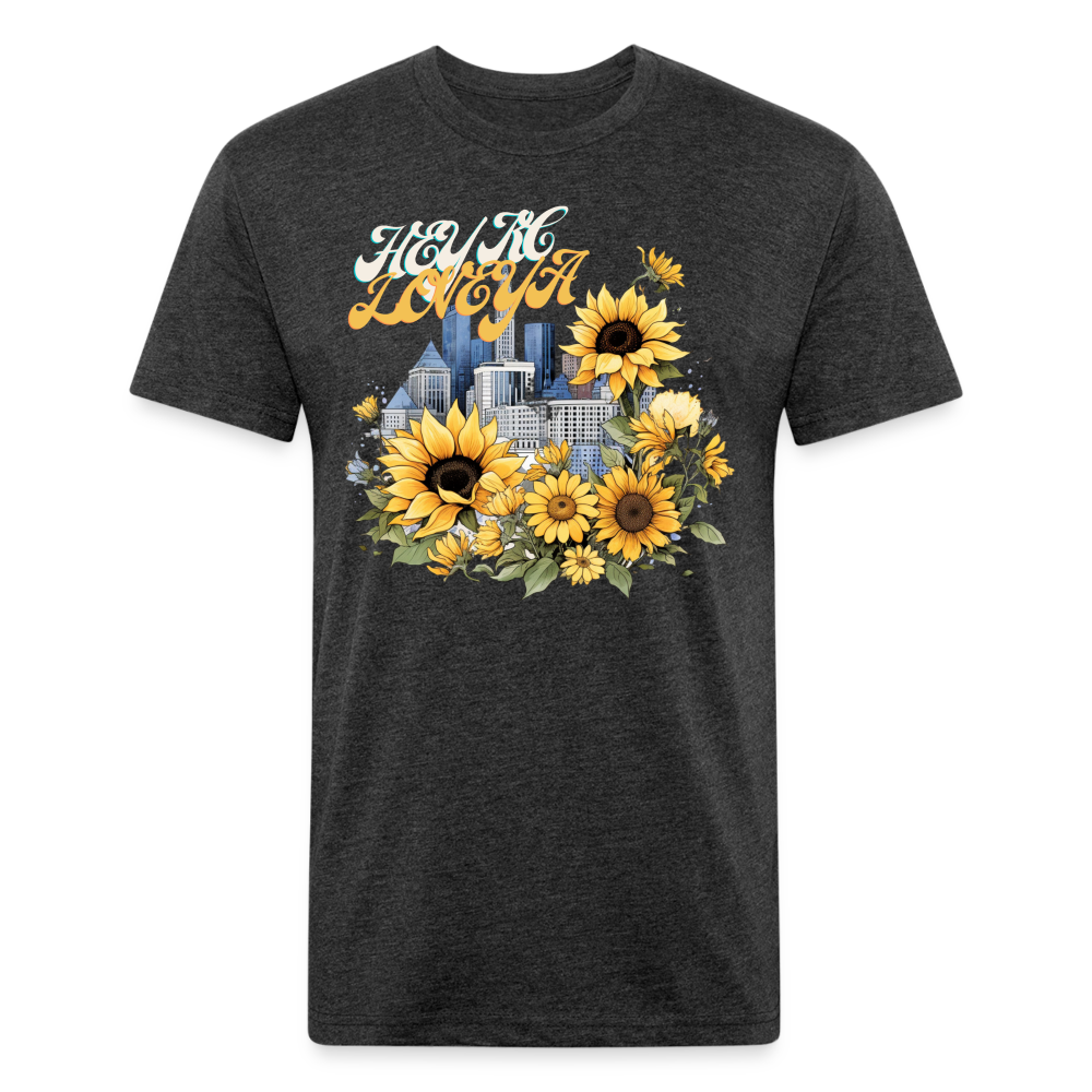 Sunflower City Love - KCLoveYa - heather black