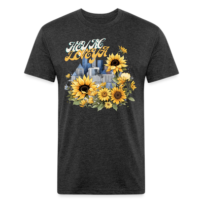 Sunflower City Love - KCLoveYa - heather black