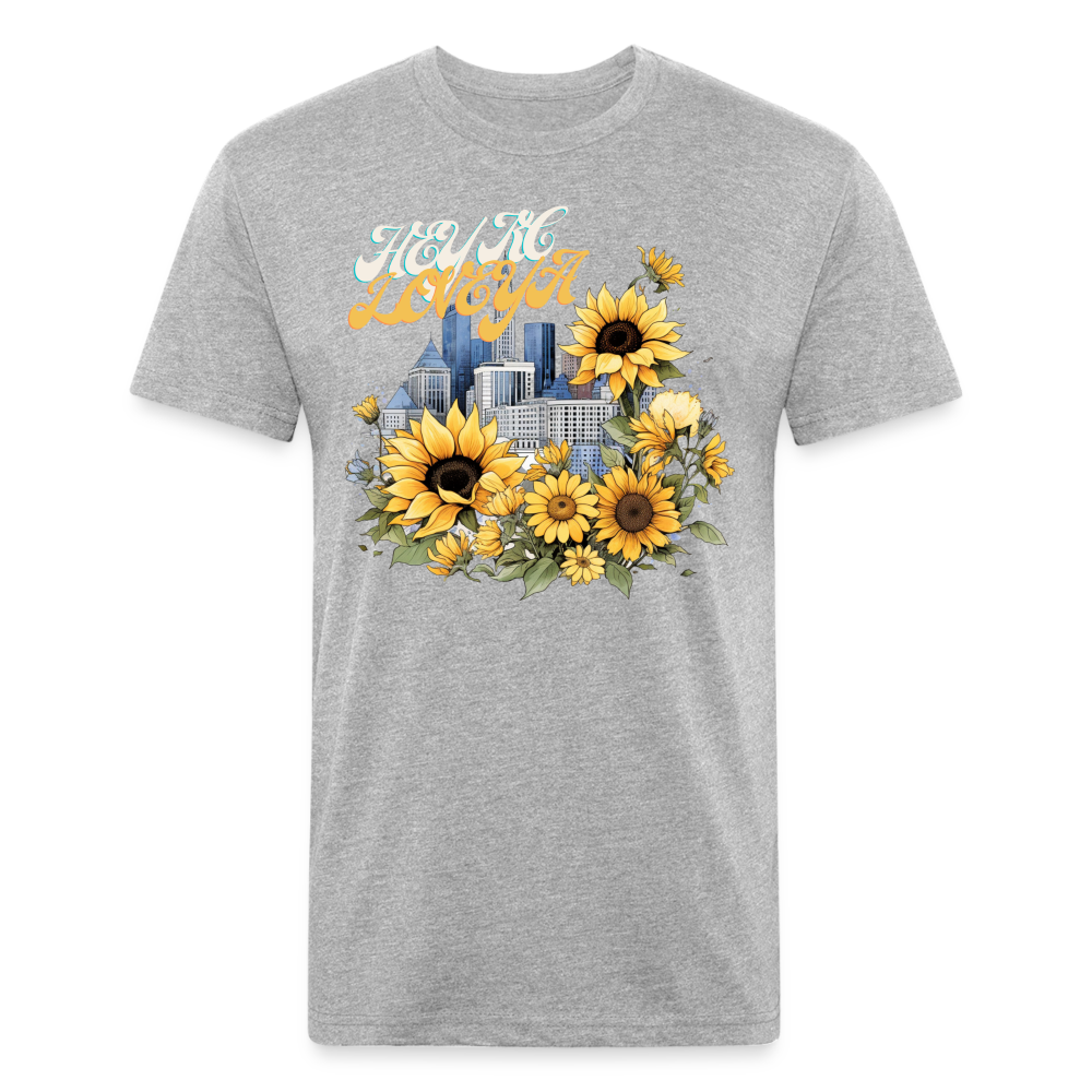 Sunflower City Love - KCLoveYa - heather gray