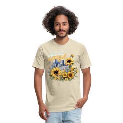 Sunflower City Love - KCLoveYa - heather cream