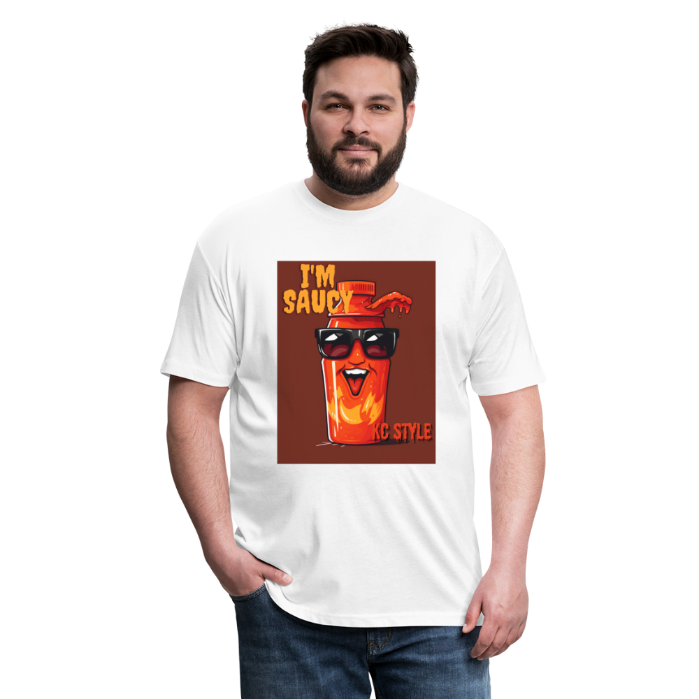 Saucy KC BBQ Boss Tee - white