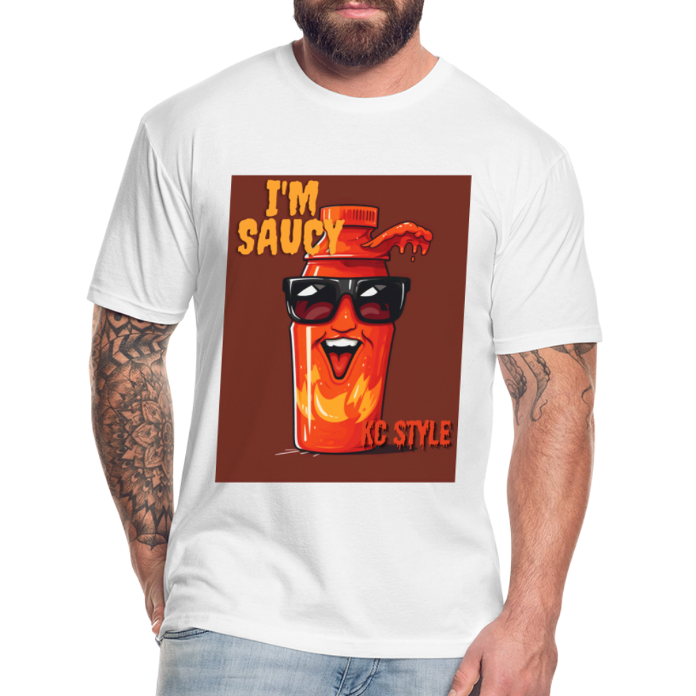 Saucy KC BBQ Boss Tee - white