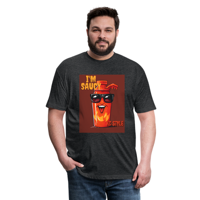 Saucy KC BBQ Boss Tee - heather black