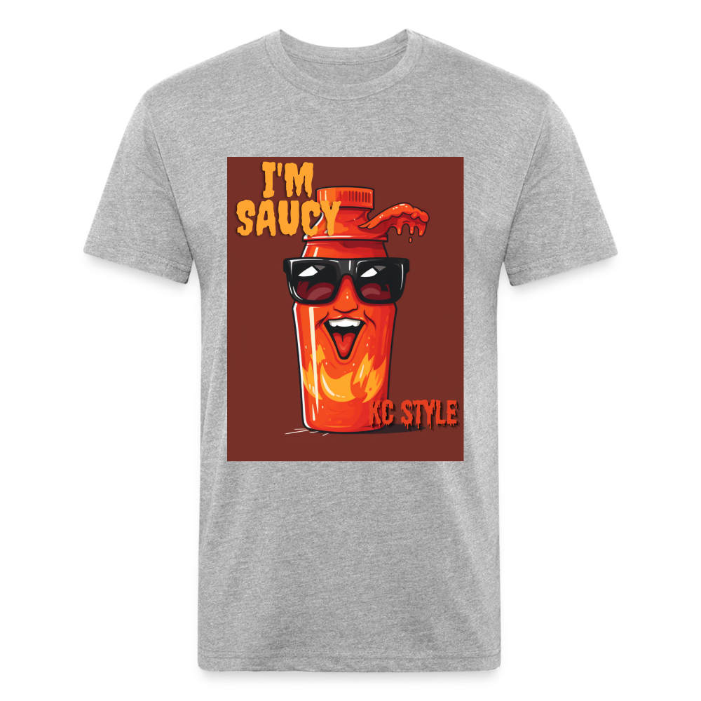 Saucy KC BBQ Boss Tee - heather gray