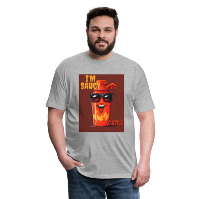 Saucy KC BBQ Boss Tee - heather gray