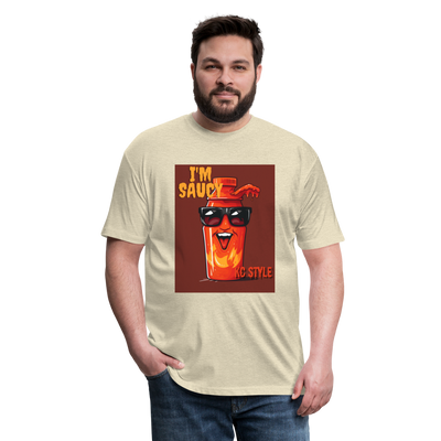 Saucy KC BBQ Boss Tee - heather cream