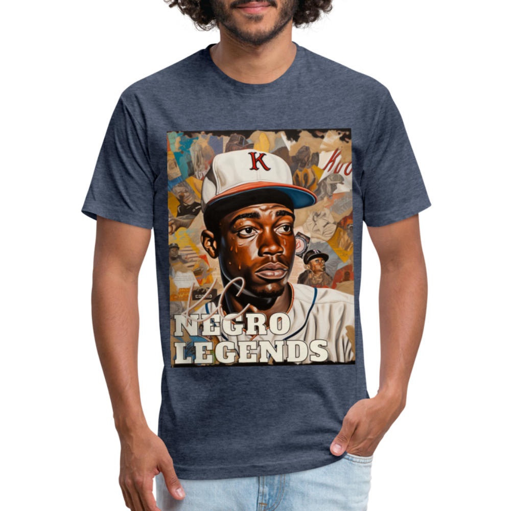 KC Negro Legends Tribute Tee - heather navy