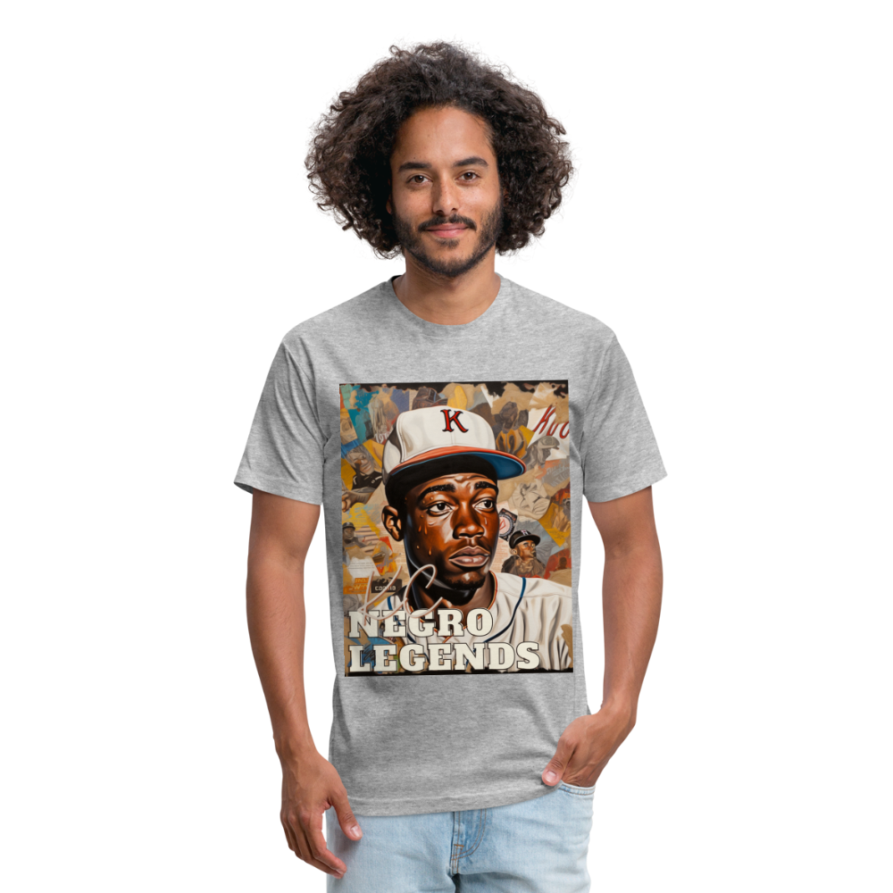 KC Negro Legends Tribute Tee - heather gray