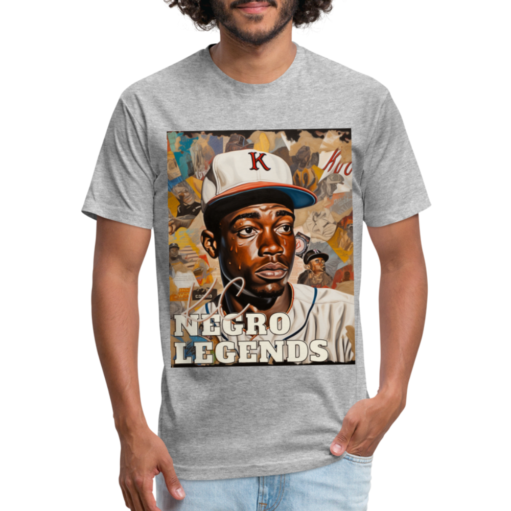 KC Negro Legends Tribute Tee - heather gray