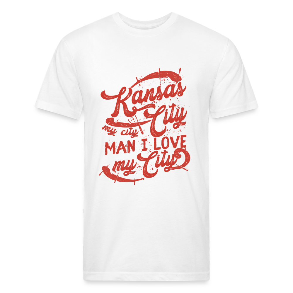 Vintage White/Red "Kansas City My City Man I Love My City" - white