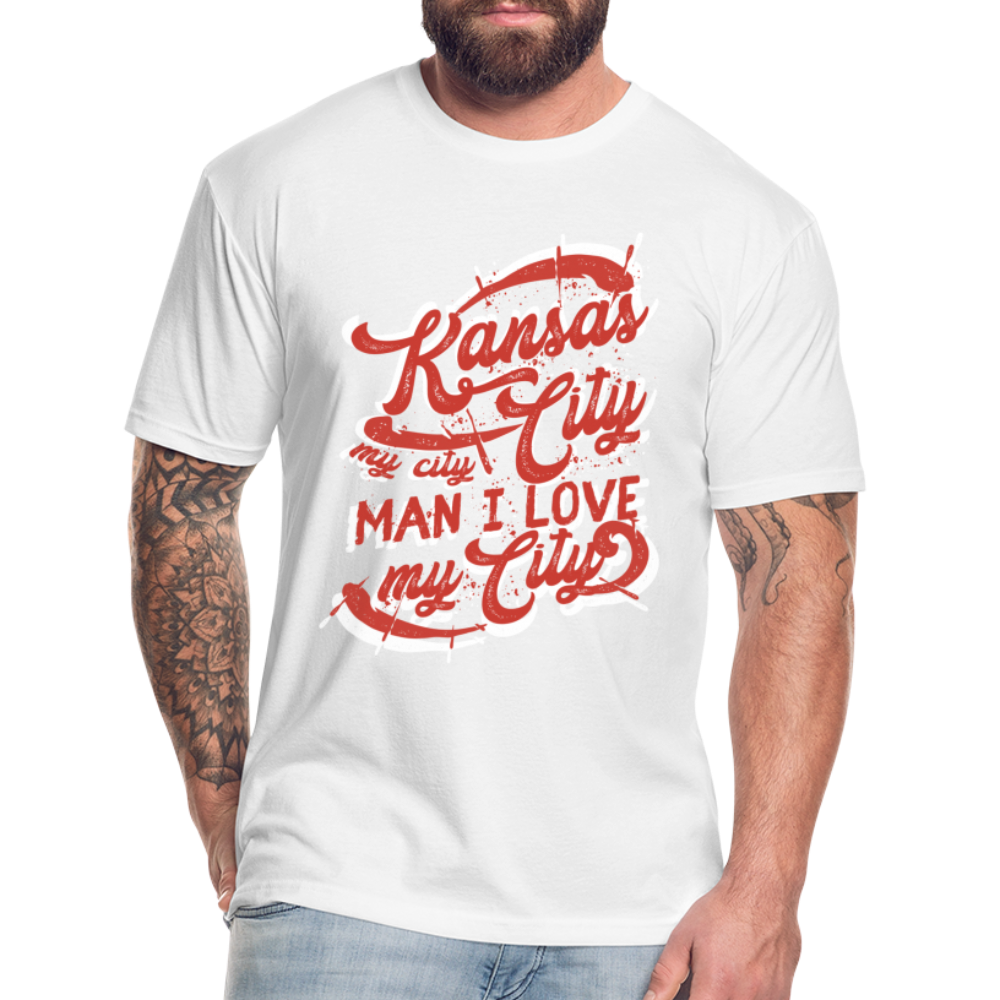 Vintage White/Red "Kansas City My City Man I Love My City" - white