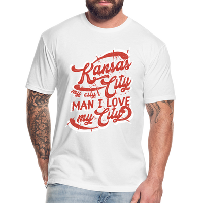 Vintage White/Red "Kansas City My City Man I Love My City" - white