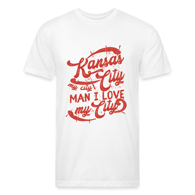 Vintage White/Red "Kansas City My City Man I Love My City" - white