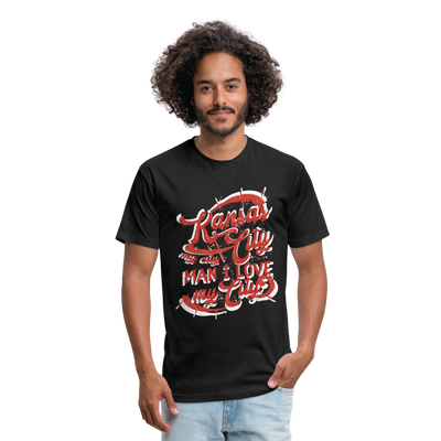 Vintage White/Red "Kansas City My City Man I Love My City" - black