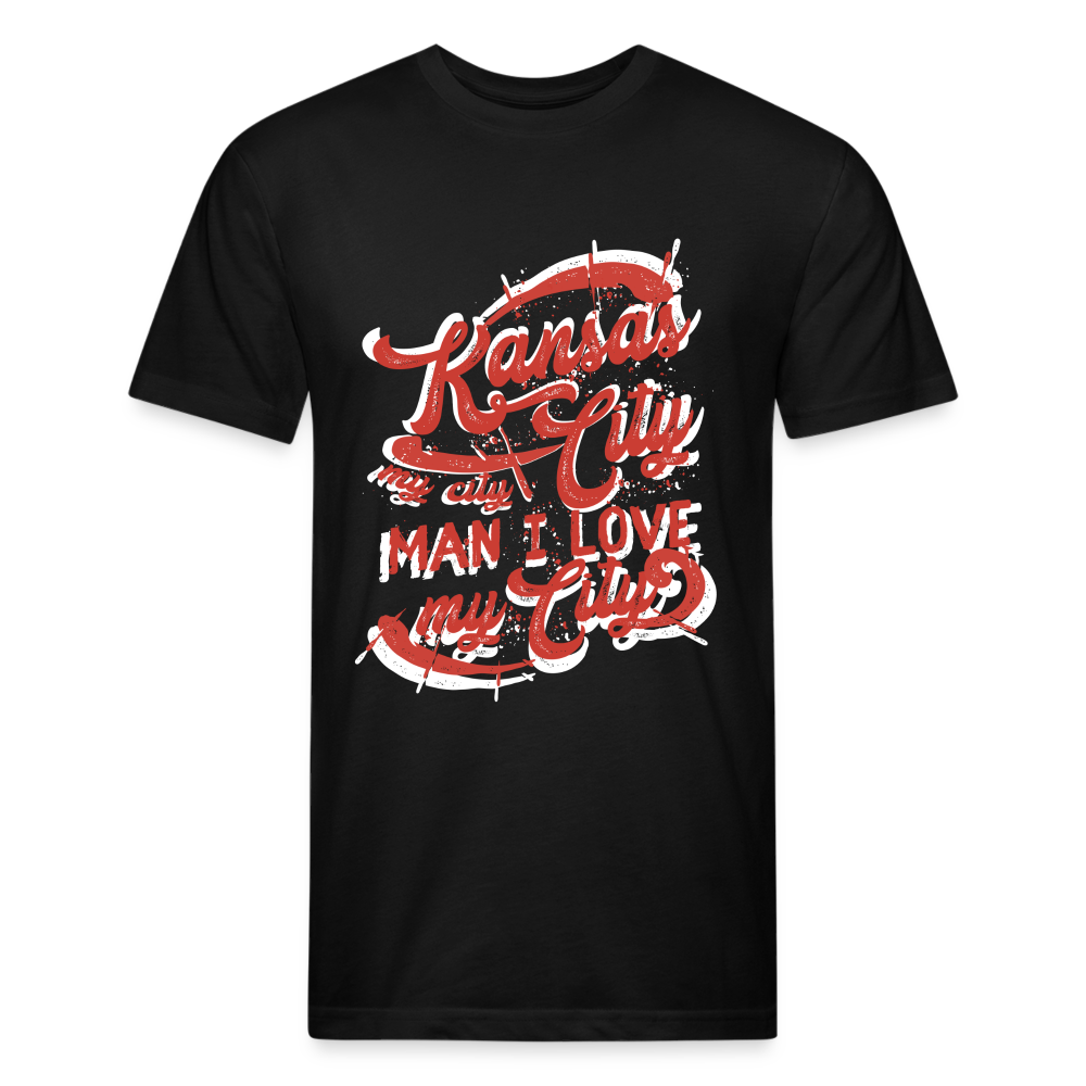 Vintage White/Red "Kansas City My City Man I Love My City" - black