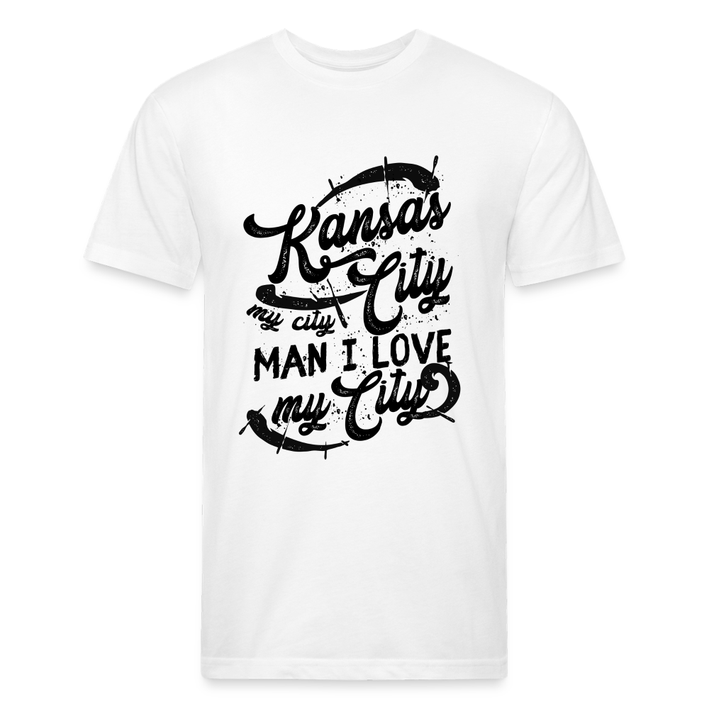 Vintage Black "Kansas City My City Man I Love My City" - white