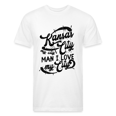 Vintage Black "Kansas City My City Man I Love My City" - white