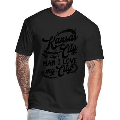 Vintage Black "Kansas City My City Man I Love My City" - black