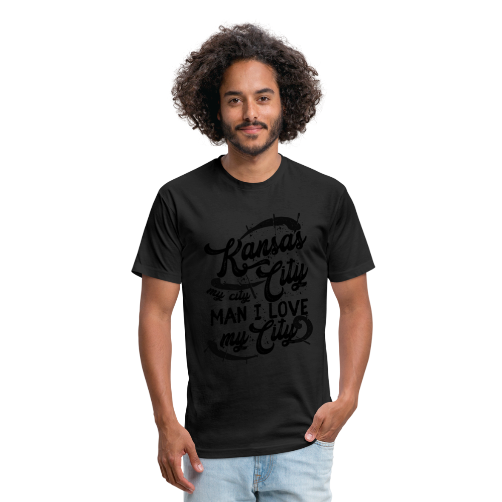 Vintage Black "Kansas City My City Man I Love My City" - black