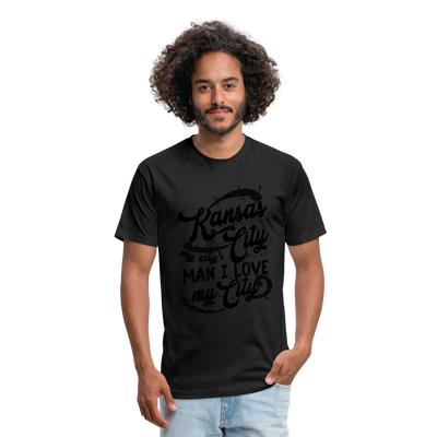 Vintage Black "Kansas City My City Man I Love My City" - black