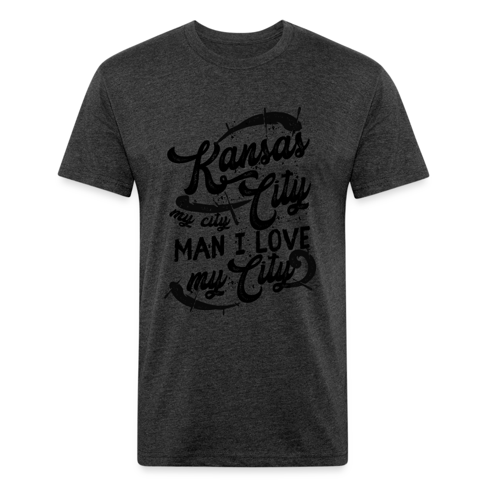 Vintage Black "Kansas City My City Man I Love My City" - heather black