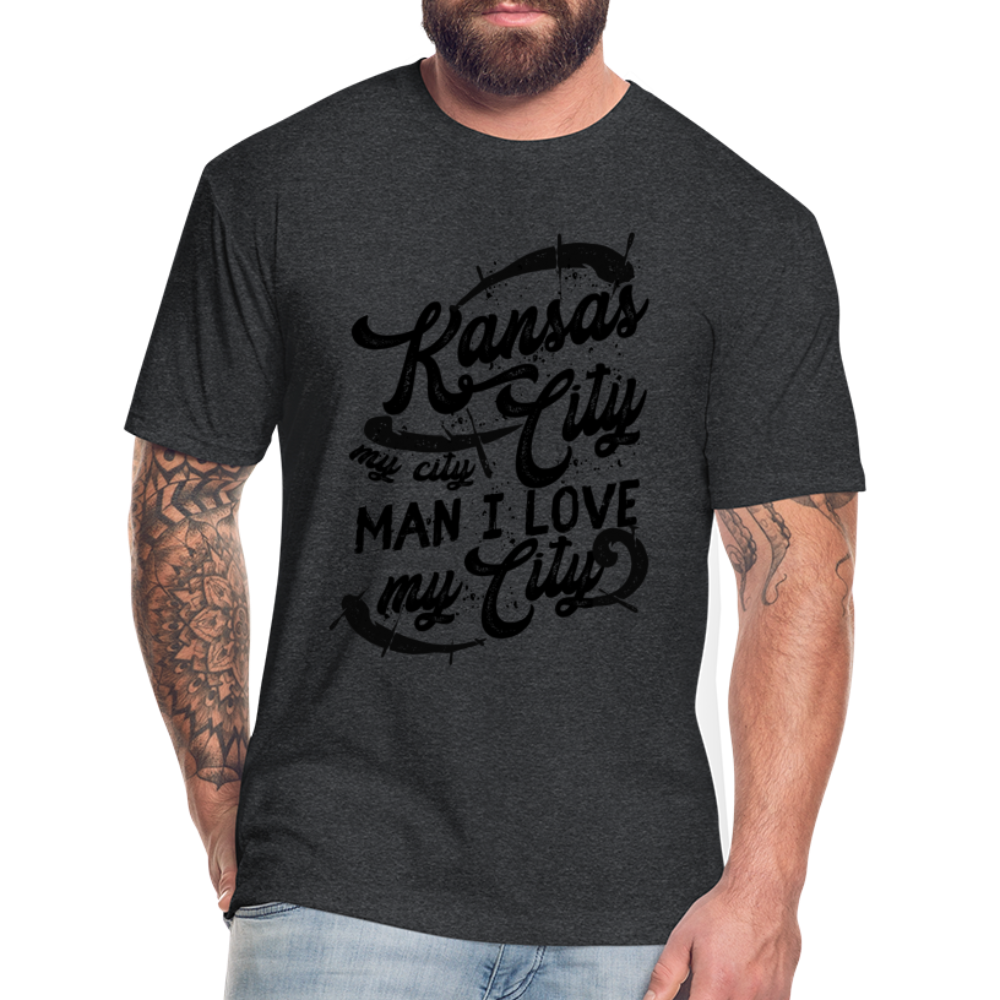 Vintage Black "Kansas City My City Man I Love My City" - heather black