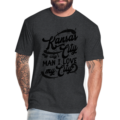 Vintage Black "Kansas City My City Man I Love My City" - heather black